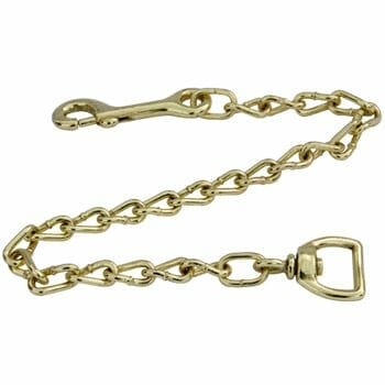 brass plated lead line chain 1